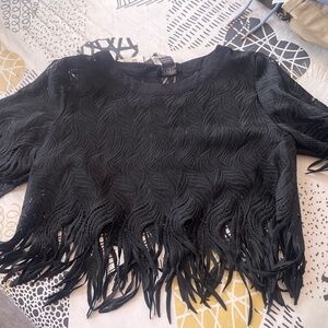Black Fringe Gracia Toop